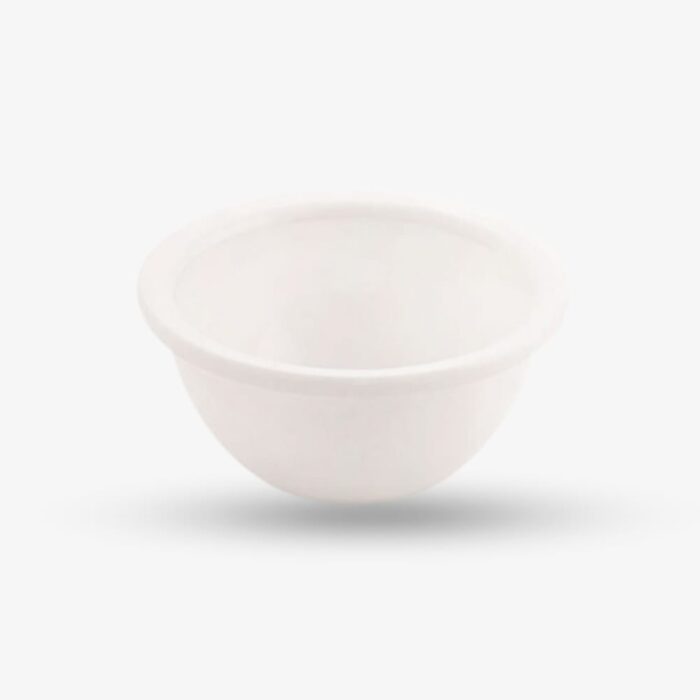 Narmada Industries Acropearl Vati Small Serving Bowl - Plastic Round Bowl Vati-3.5inch Compact Durable Color White(code Vt-087)