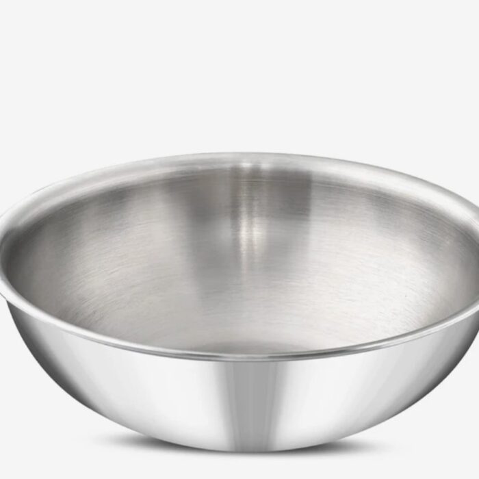 Narmada Industries SS Tasla Flat Cooking Pan - Stainless Steel, Non-Stick, Induction Compatible for Everyday Cooking