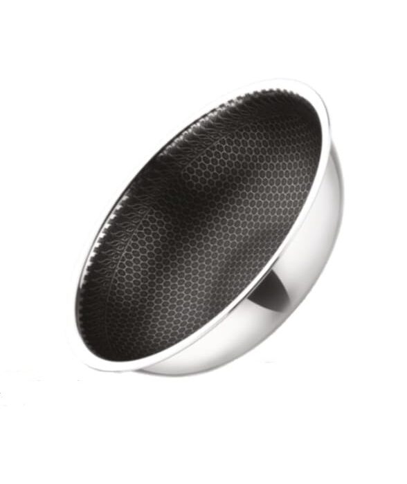 Narmada Industries SS Triply Hybrid Tasla Multi-Purpose Cooking Pan, Stainless Steel, Induction Compatible for Everyday Cooking