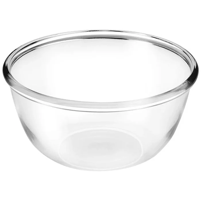 Narmada Industries Treo Bowl Oven Ware - Oven-Safe Glass Bowl, 2L, Borosilicate Glass, Microwave & Dishwasher Safe for Baking & Serving