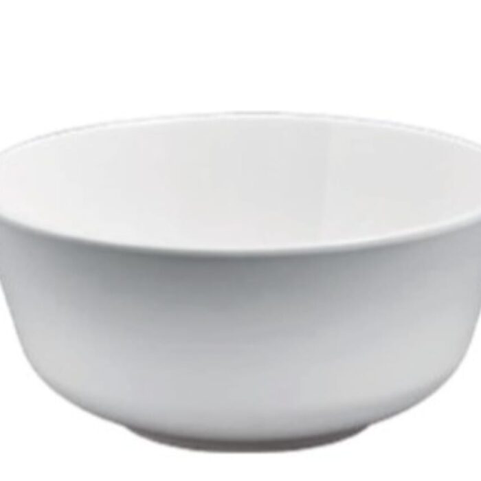 Narmada Industries Melamine Deep Soup Bowl, Ceramic Soup 11.4 cm Bowl Assorted color /Design for Home & Kitchen, Microwave & Dishwasher Safe 11.4 cm color Withe