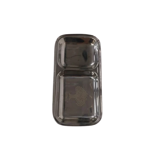 Narmada Industries SS Vadapav Shivam Specialized Serving Dish, Stainless Steel, Ideal for Indian Snacks, Restaurant & Home Use