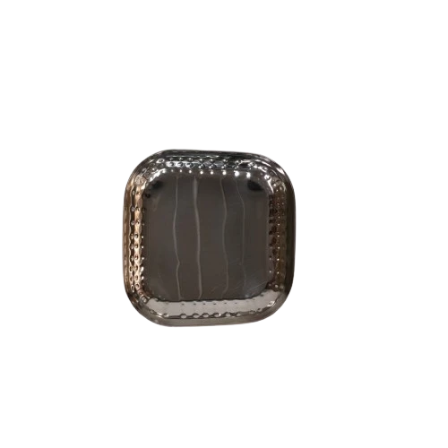 Narmada Industries SS Mathar Dish Small - Small Square Stainless Steel Serving Dish for Pulses, 6-inch, Durable & Dishwasher Safe