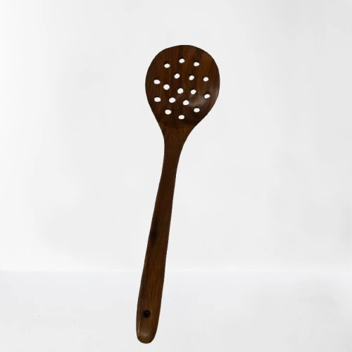 Narmada Industries Wooden Jhara - Traditional Wooden Strainer, Handcrafted Kitchen Tool for Draining & Sieving (Durable, Eco-Friendly)