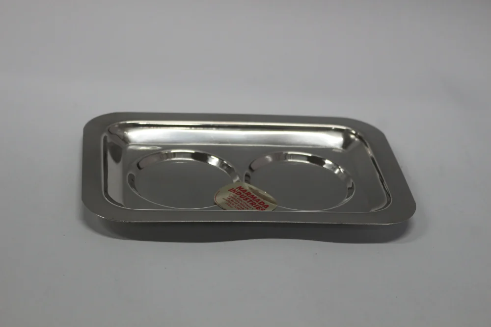 Narmada Industries SS Sizzler Plate - Stylish Serving Plate, Stainless Steel, for Restaurants & Home Use - Image 3