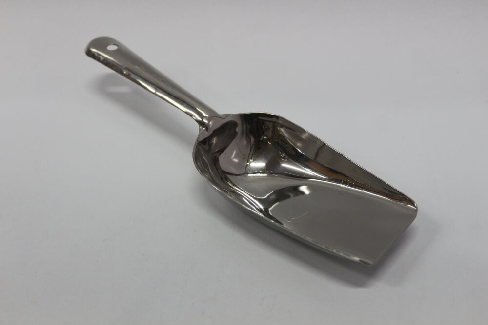 Narmada Industries SS Atta Scoop - Measuring Scoop for Flour, Stainless Steel, 1 Cup Capacity, for Kitchen & Baking
