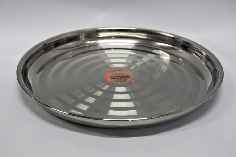 Narmada Industries SS Dish Small (Rajat) Serving Bowl, Elegant Stainless Steel, Ideal for Snacks & Dips