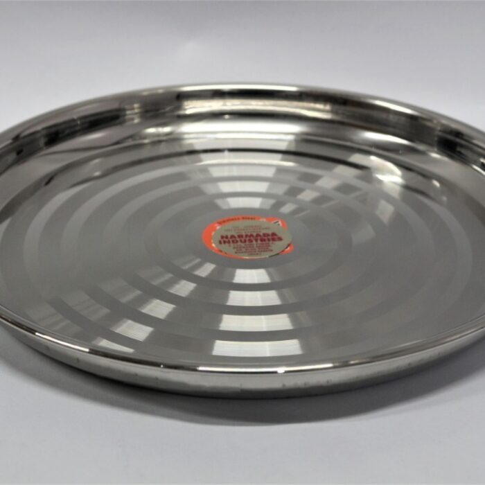 Narmada Industries SS Dish Small (Rajat) Serving Bowl, Elegant Stainless Steel, Ideal for Snacks & Dips