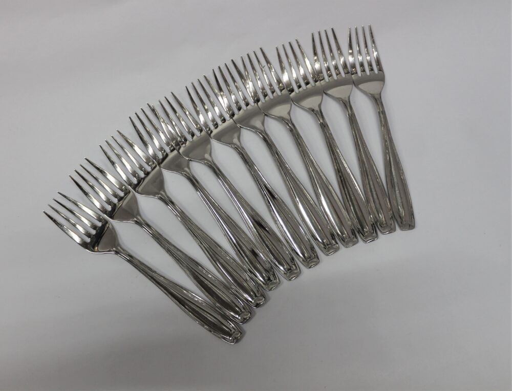 Narmada Industries SS Fork Durable Eating Utensil - Stainless Steel, Heavy Duty, Dishwasher Safe, for Home & Outdoor Dining