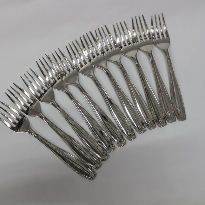Narmada Industries SS Fork Durable Eating Utensil - Stainless Steel, Heavy Duty, Dishwasher Safe, for Home & Outdoor Dining