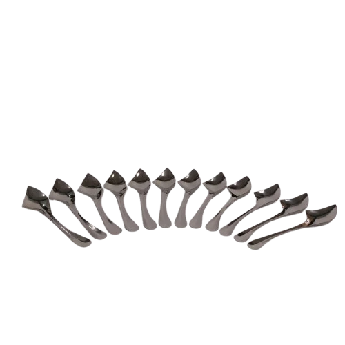 Narmada Industries SS Ice Cream Spoon, Durable Stainless Steel Dessert Spoon for Home & Restaurant Use