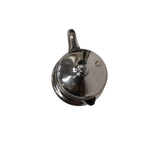 Narmada Industries SS Kettle - Sturdy Stainless Steel Tea Kettle, 2.5L Whistling, Induction & Gas Stovetop Compatible (Silver) for Home