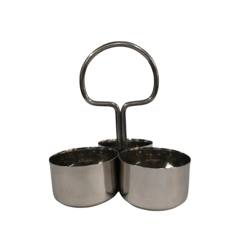 Narmada Industries SS Commander Kitchen Organizer, Stainless Steel, Wall-Mountable, Utensil Rack & Spice Shelf for Home