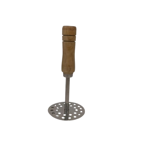 Narmada Industries SS Pavbhaji Masher - Stainless Steel, Heavy Duty, Ergonomic Handle for Restaurant & Home Use
